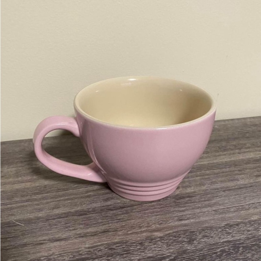 Brand New Le Creuset Bistro Mug, pink